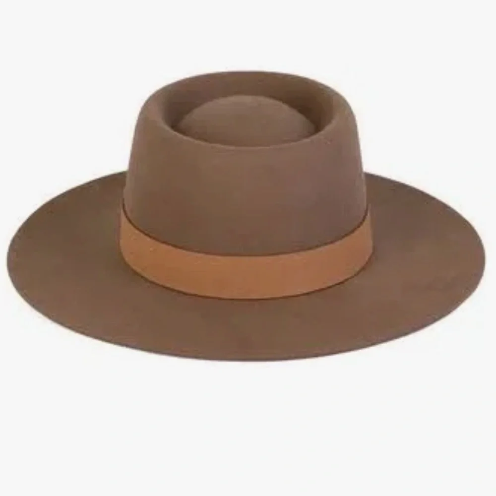 Lack of Color NWT The Mirage Boater Hat Brown Unisex 57cm M Wool